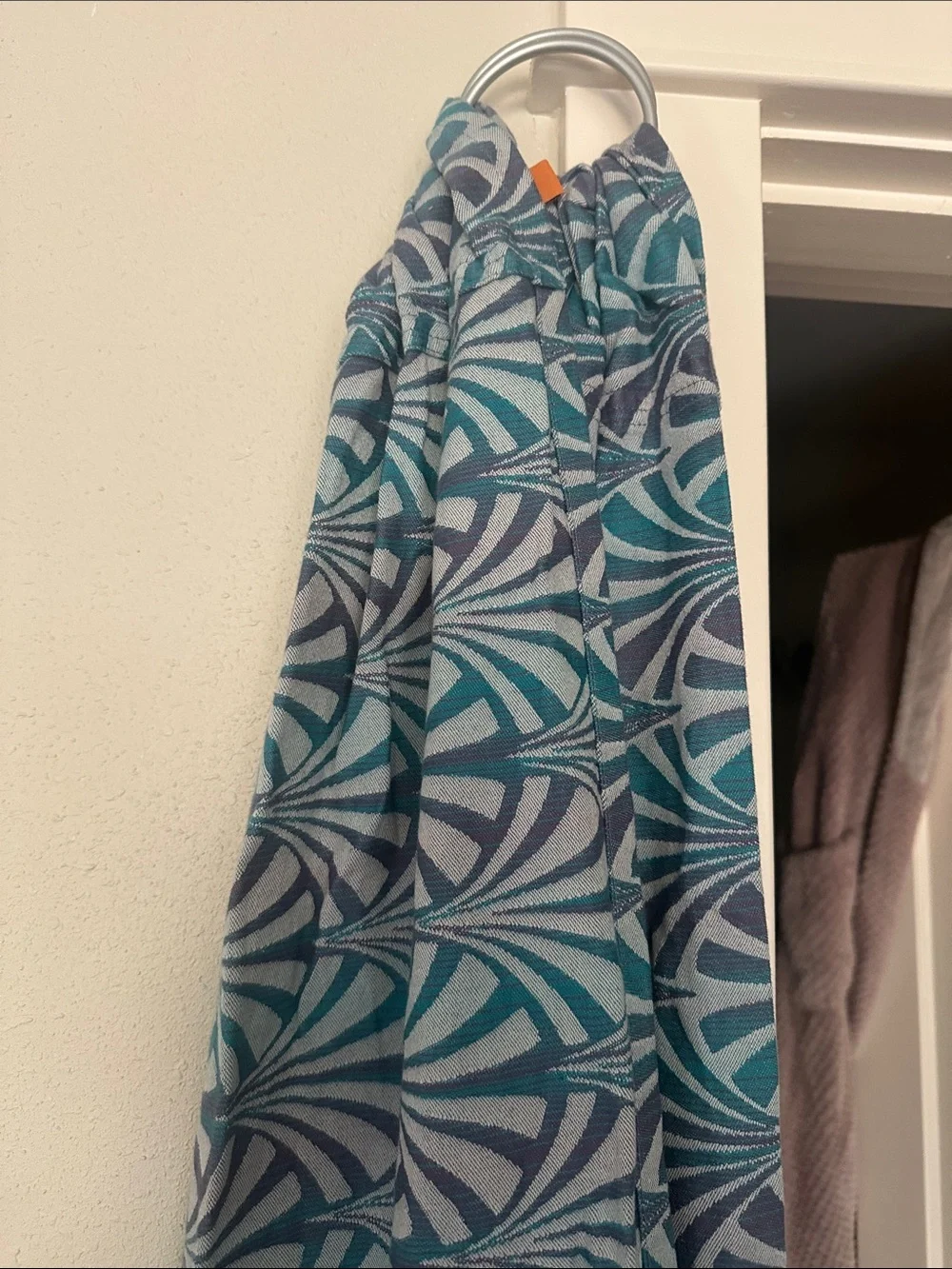 Tula Kids Teal and Gray Swirl Ring Sling
